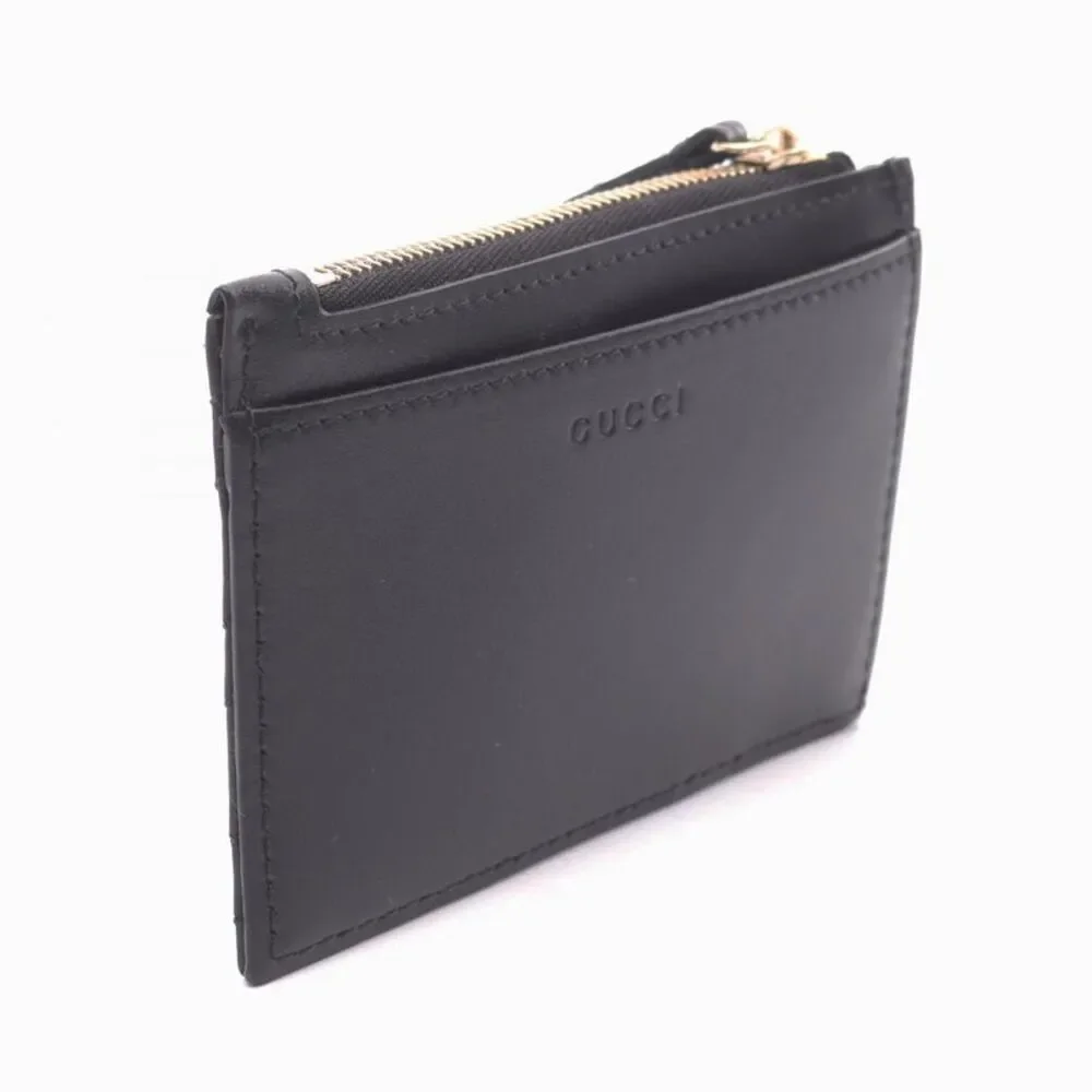 Gucci Leather Double G Keyring Card Case - Picture 2 of 5